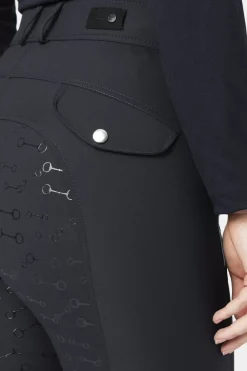 * Andrea KorkeaVyötaroiset Ja Kokopaikkaiset Ratsastushousut Silikonipainatuksilla