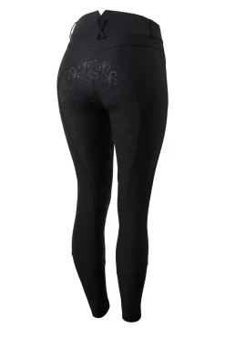 * Angelina Naisten Kokopaikkaiset Ratsastushousut Silikonipainatuksilla