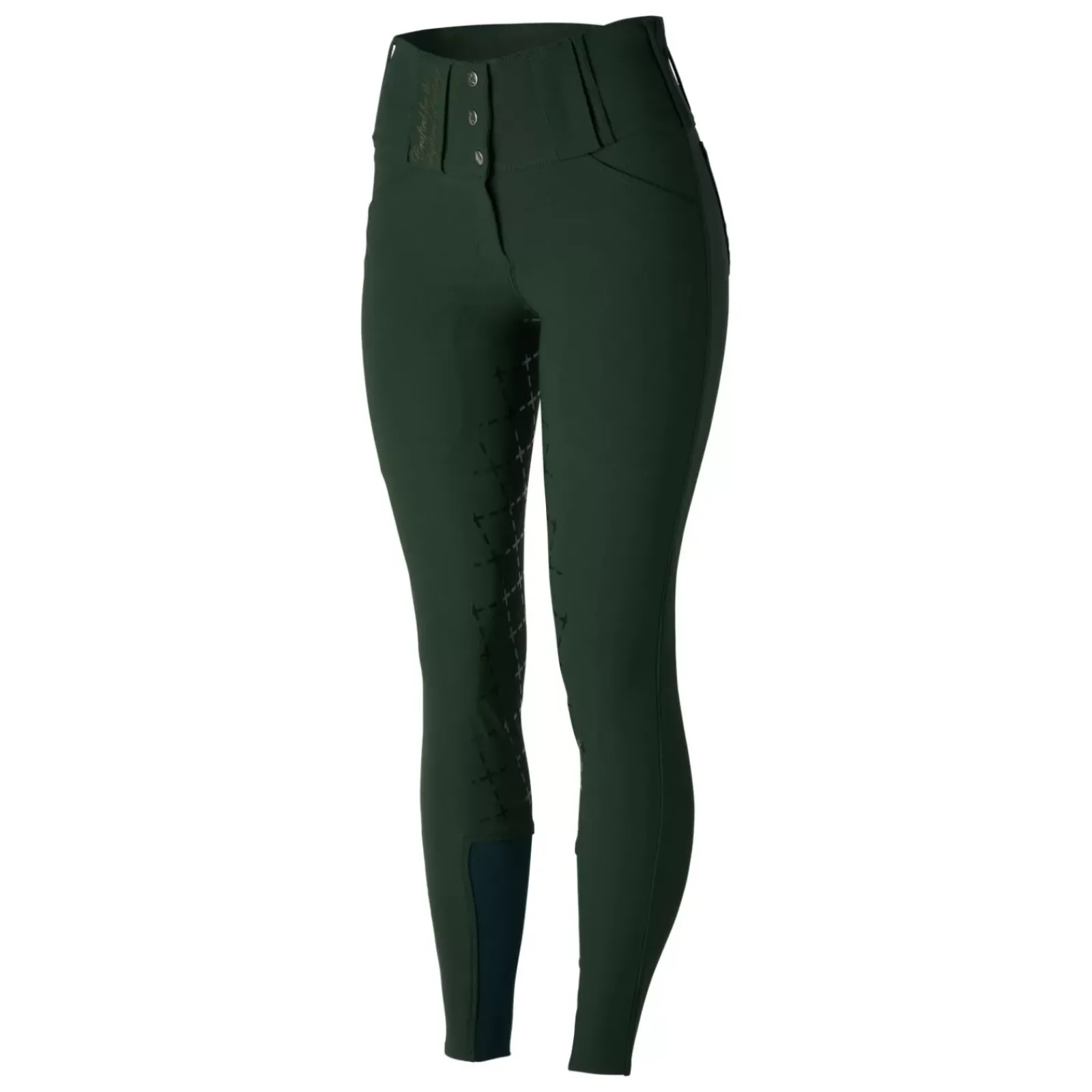 * Desiree Naisten Kokopaikkaiset Ratsastushousut Silikonipainatuksilla Ja Vyolenkeilla