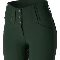 * Desiree Naisten Kokopaikkaiset Ratsastushousut Silikonipainatuksilla Ja Vyolenkeilla