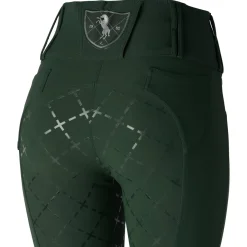 * Desiree Naisten Kokopaikkaiset Ratsastushousut Silikonipainatuksilla Ja Vyolenkeilla