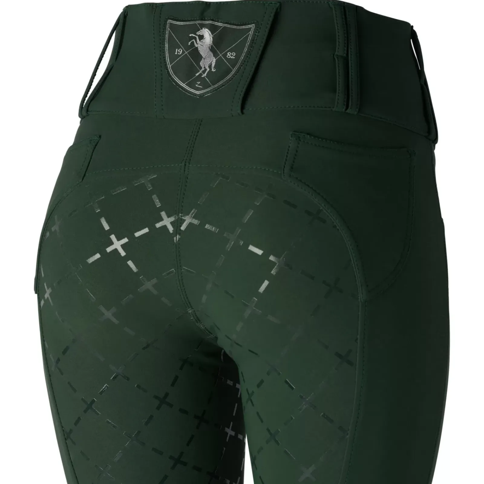 * Desiree Naisten Kokopaikkaiset Ratsastushousut Silikonipainatuksilla Ja Vyolenkeilla