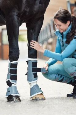 Online * Ghent Hivutussuojat Tekoturkiksella Jaansininen