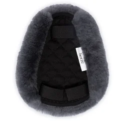 Hot * Harleigh Rintaremmin Pehmuste Lampaankarvasta Tummanharmaa