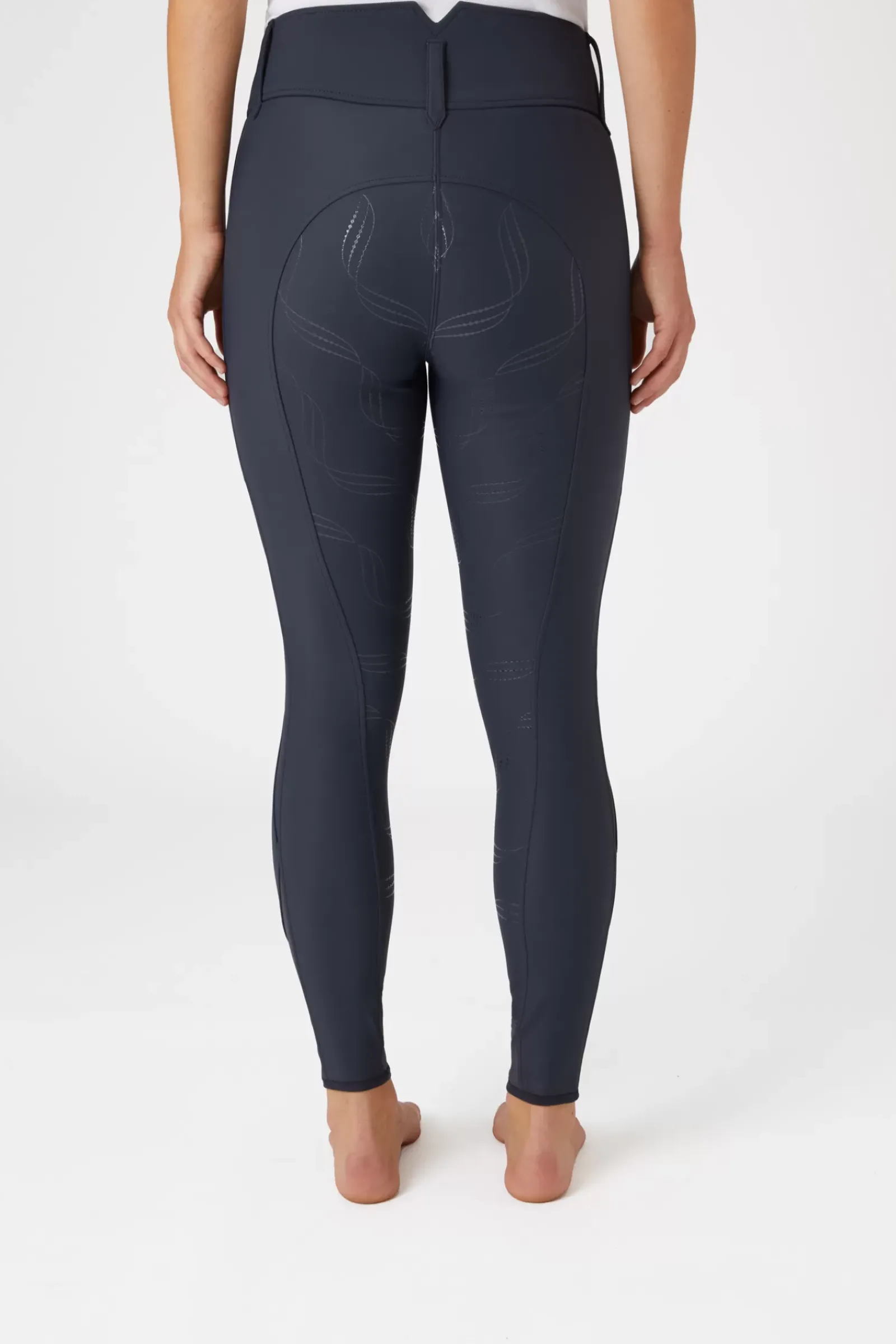 * Indira Naisten Kokopaikkaiset Ratsastushousut Korkealla Vyötarolla