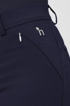 * Kaitlin Naisten Kokopaikkaiset Ratsastushousut Kukkapainatuksilla