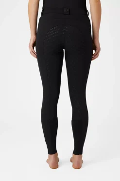 * Mila Naisten KorkeaVyötaroiset Ratsastushousut Silikonipainatetuilla Kokopaikoilla