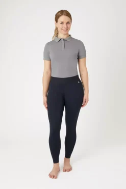 * Nadia Naisten Kokopaikkaiset Ratsastusleggingsit Silikonipainatuksilla Ja Neljalla Taskulla