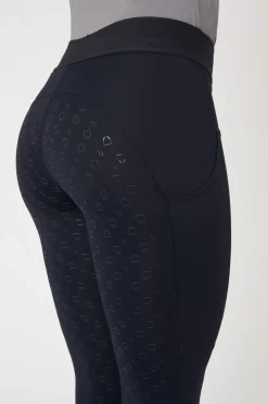 * Nadia Naisten Kokopaikkaiset Ratsastusleggingsit Silikonipainatuksilla Ja Neljalla Taskulla