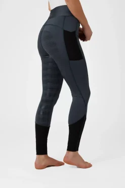 * Naisten Kokopaikkaiset Ratsastusleggingsit Silikonigripeilla Ja Verkkomateriaalilla