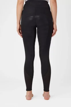 * Naisten KorkeaVyötaroiset Ja Kokopaikkaiset Ratsastusleggingsit Silikonipainatuksilla Ja Verkkomateriaalilla