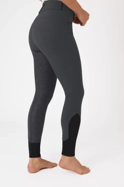 * Naisten KorkeaVyötaroiset Ratsastushousut Silikonipainatetuilla Kokopaikoilla