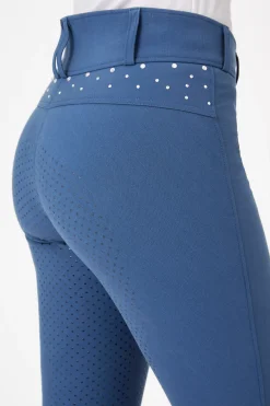 * Naisten KorkeaVyötaroiset Ratsastushousut Kokopaikoilla Ja Kristallisomisteilla