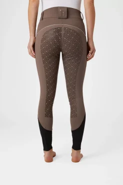 * Naisten KorkeaVyötaroiset Ratsastushousut Silikonipainatetuilla Kokopaikoilla Ja Tehostetereilla