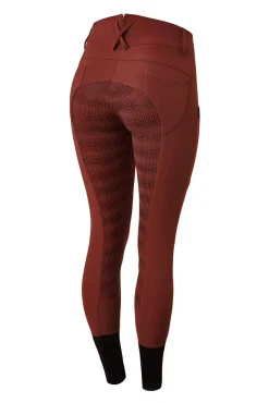 * Naisten KorkeaVyötaroiset Ratsastushousut Silikonipainatetuilla Kokopaikoilla Ja Kannykkataskulla