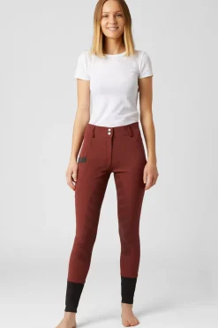 * Naisten KorkeaVyötaroiset Ratsastushousut Silikonipainatetuilla Kokopaikoilla Ja Kannykkataskulla