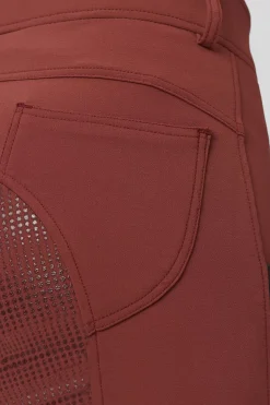 * Naisten KorkeaVyötaroiset Ratsastushousut Silikonipainatetuilla Kokopaikoilla Ja Kannykkataskulla