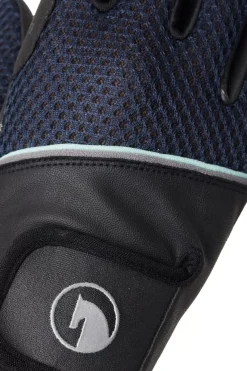 * Naisten Nahkakasineet Verkkomateriaalilla