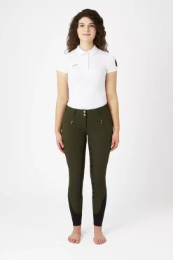 * Naisten Ratsastushousut Korkealla Vyötarolla Ja Silikonipainatetuilla Kokopaikoilla