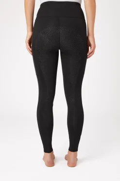 * Naisten Ratsastusleggingsit Silikonipainatetuilla Kokopaikoilla Ja Kristallisomisteisilla Taskuilla