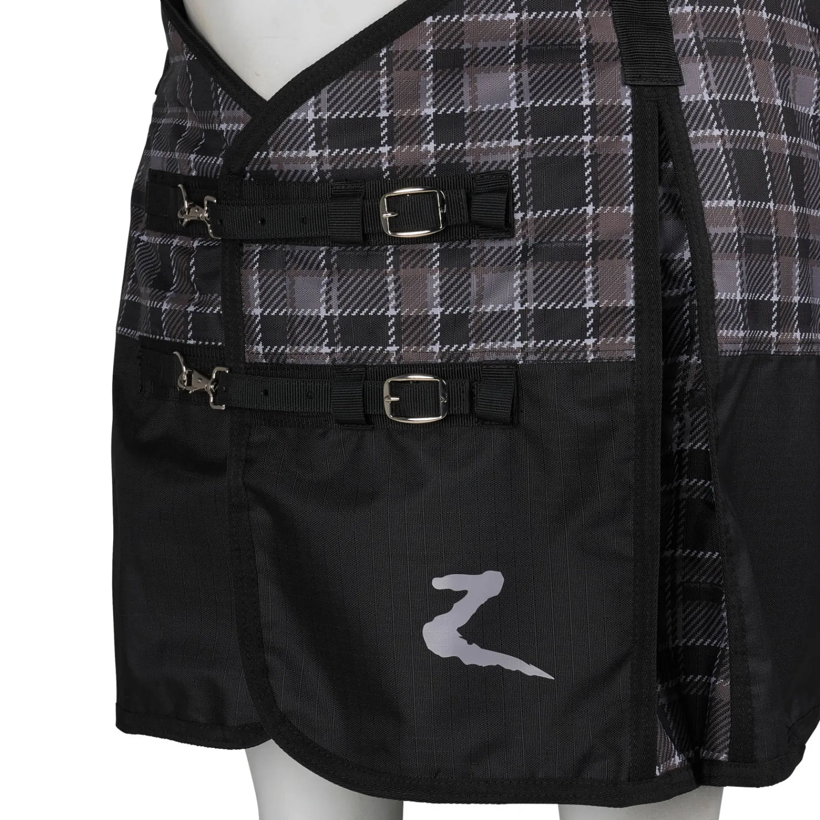 Clearance * Nevada Medium Weight Turnout -Loimi, 200 G Black/ Chocolate Chip Brown