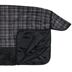 Clearance * Nevada Medium Weight Turnout -Loimi, 200 G Black/ Chocolate Chip Brown