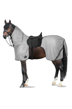 Online * Paso Fino Hyonteisratsastusloimi Irrotettavalla Kaulakappaleella Seka Uv-Suojalla Titanium Grey