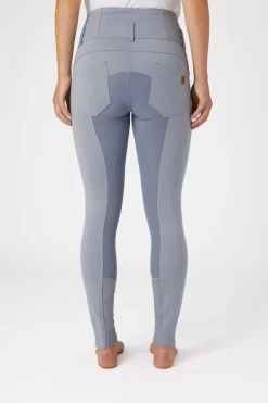 * Tara Naisten KorkeaVyötaroiset Ratsastushousut Nahkaisilla Kokopaikoilla