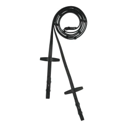 Hot * Walthamstaw Nahkaohjat Stoppareilla Musta