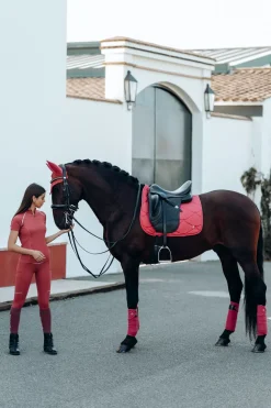 bvertigo B Vertigo Adara Naisten Kokopaikkaiset Ja KorkeaVyötaroiset Ratsastusleggingsit Silikonipainatuksilla Ja Kannykkataskuilla