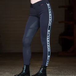 bvertigo B Vertigo Angelika Naisten Ratsastushousut Korkealla Vyötarolla Ja Silikonipainatetuilla Kokopaikoilla