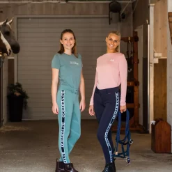 bvertigo B Vertigo Angelika Naisten Ratsastushousut Korkealla Vyötarolla Ja Silikonipainatetuilla Kokopaikoilla