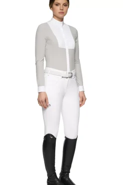 cavalleriatoscana Cavalleria Toscana Embroidery Short Sleeve Show Shirt