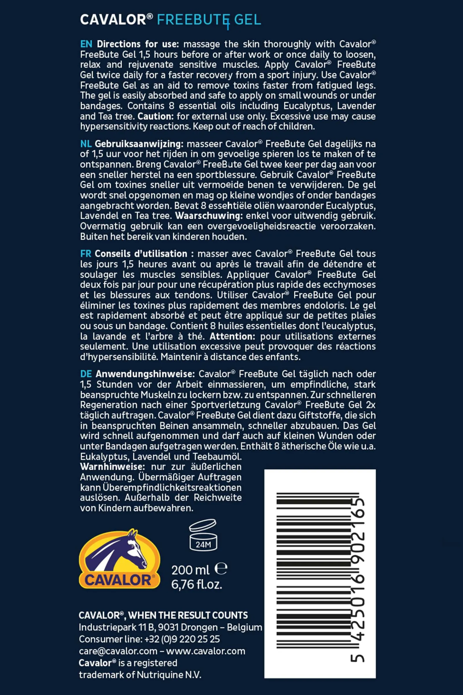 Discount cavalor Freebute -Geeli 200 Ml Ei Maaritelty