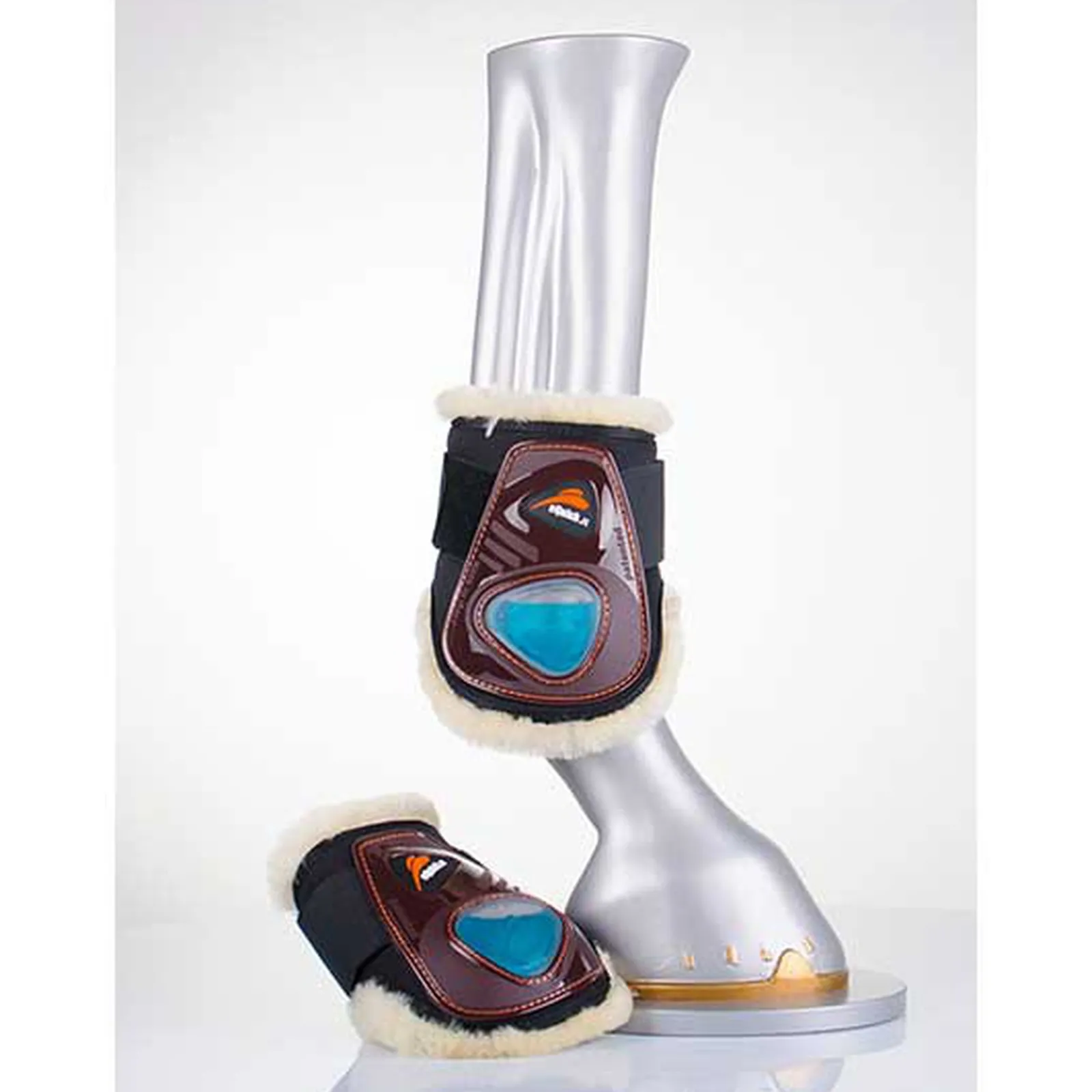 Outlet equick e Eshock Lampaankarvasuojat Takajalkoihin Brown