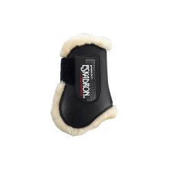 Outlet eskadron Compact Jannesuojat Tekoturkiksella Black