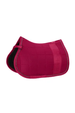 Online eskadron Reflexx Ss23 Big Square Mesh Crystal Hyppysatulatyyny Beetroot Pink