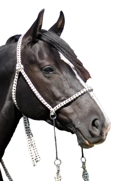 New fra F.R.A. Nanouk Kuolaimettomat Suitset (System 4) Puuvillaohjat Klipsikiinnityksella Natural/Black