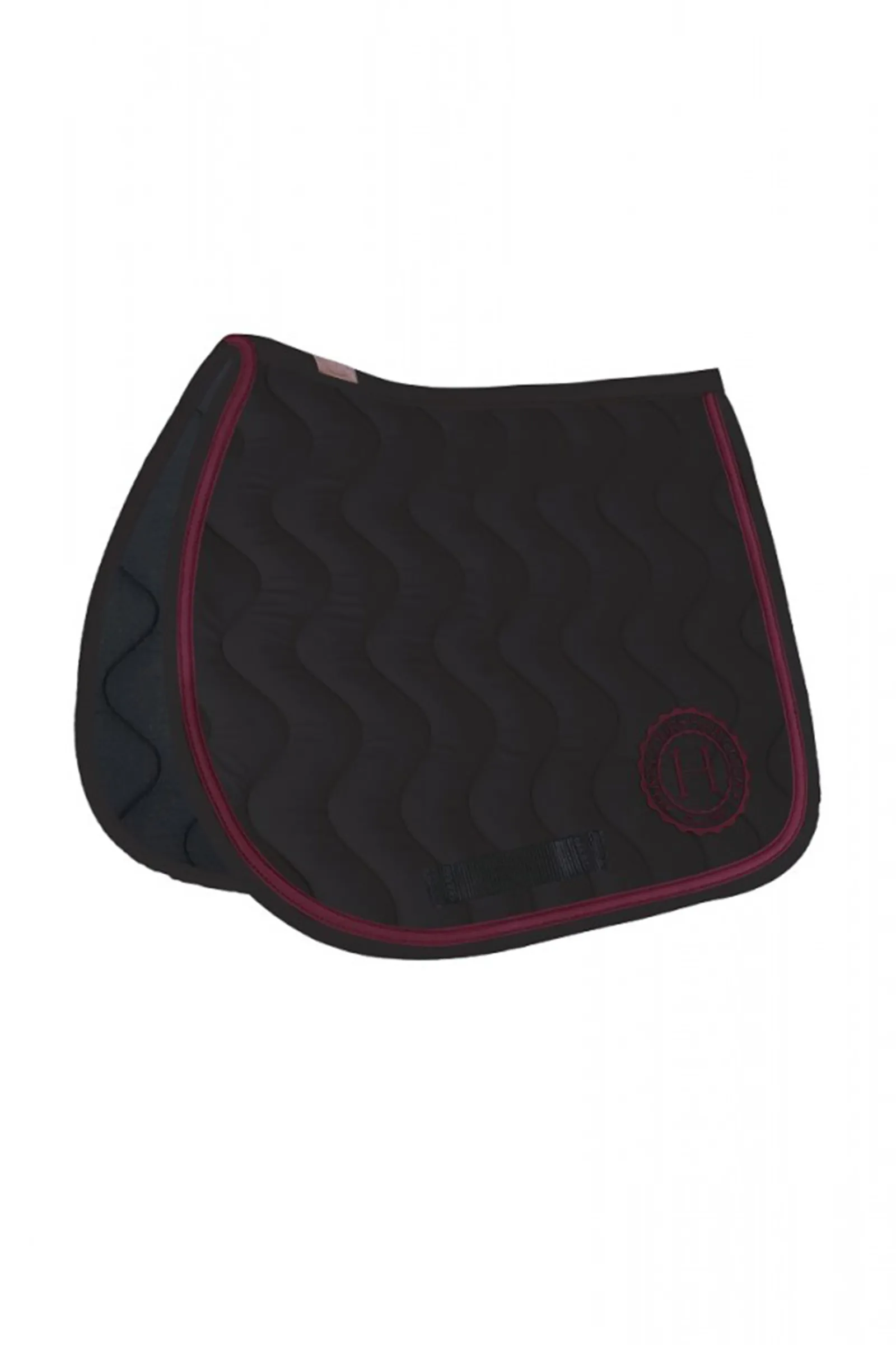 New harcour Versailles All Purpose Saddle Pad Rider With Logo Black