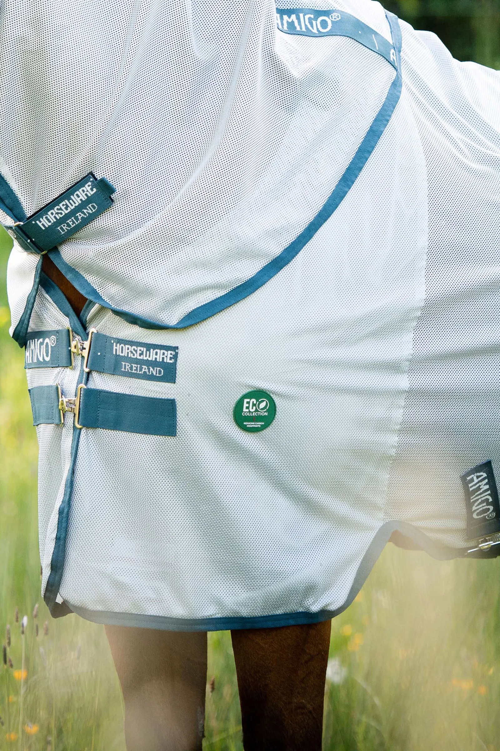 Hot horseware Ameco Hyonteisloimi Silver/Electric Blue