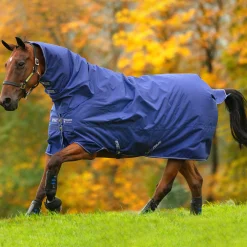 Discount horseware Amigo Hero 900 All-In-One Ulkoloimi Integroidulla Kaulakappaleella, 200 G Aqua Blue/Ivory White