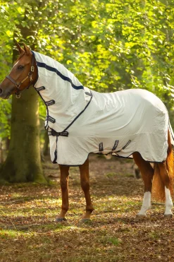 Hot horseware Rambo Natura Karpasloimi White/Dark Blue