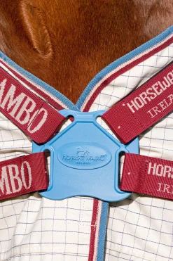Hot horseware Rambo Optimo Supreme Summer Loimi Navy/ Cherry