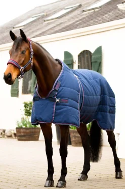 horseware Rambo Optimo Talliloimi 200 G Navy/Burgundy/Teal/Navy
