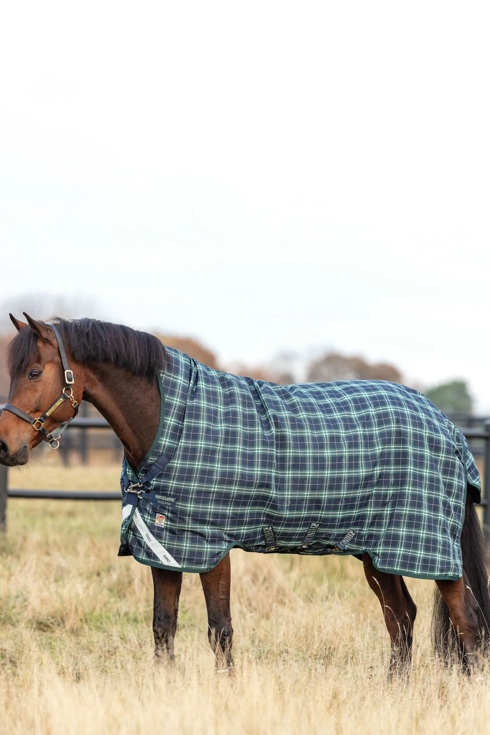 Discount horseware Rhino Med Vl -Ulkoloimi, 250G Hunter Green/ Navy