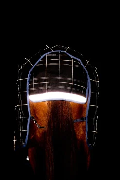 Hot horseware Rhino Reflectech Plus Vari-Layer Ulkoloimi, Sis. Irrotettavan Kaulakappaleen, 250 G Midnight Dark Blue/ Indigo Blue