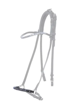 Outlet kavalkade Blar Dropped Noseband Piece For Kjartan Icelandic Bridle Black/Blue