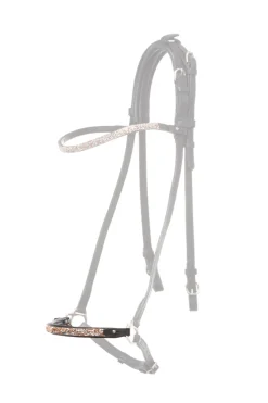 Discount kavalkade Ferskja Dropped Noseband Piece For Kjartan Icelandic Bridle Black/Pink