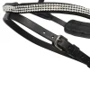 Discount kavalkade Hvitur English Noseband For Aradis Icelandic Bridle Black