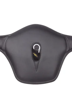 Discount kavalkade Soft'N Safe Nahkainen Panssarivyo, Joustot Molemmin Puolin Black